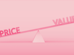 image representing price vs value on a scale