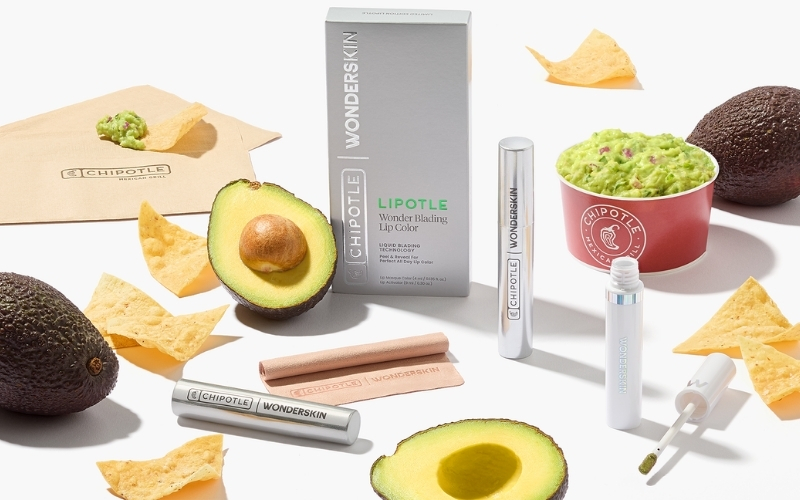 product shots of the lipotle product with avocadoes and the product packaging