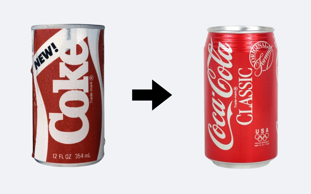 New Coke vs Coca-Cola Classic